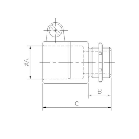 Conector Reto com Rosca 1