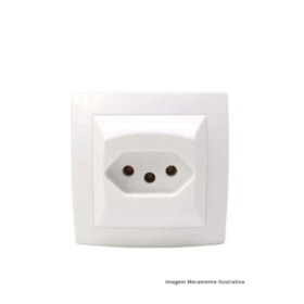 Conjunto 1P Tomada 2P+T 20A Branco 675061 PIAL