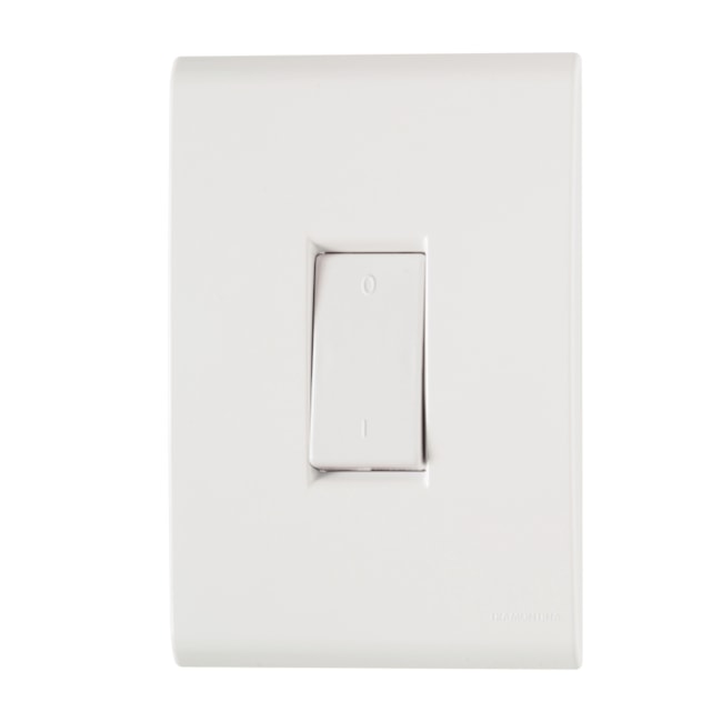 Conjunto 4x2 com 1 Interruptor Bipolar Simples 2P 10A 250V 57170004 TRAMONTINA ELETRIK-a6632032-f18d-450d-8cc9-0413502b795f