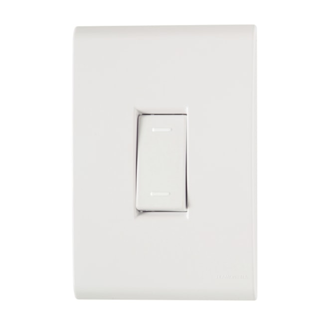 Conjunto 4x2 com 1 Interruptor Simples 10A 250V 57170001 TRAMONTINA ELETRIK-2be4fc42-67a5-4250-933e-3bb3c58383a2