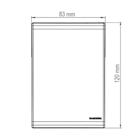 Conjunto 4x2 com 1 Tomada 2P+T 10A 250V 57170010 TRAMONTINA ELETRIK-25015118-afe7-457f-8c6b-76602c529d8a