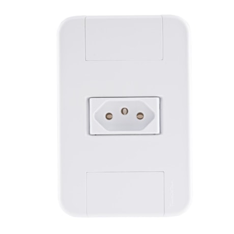 Conjunto 4x2 com 1 Tomada 2P+T 20A 250V 57240013 Tablet Branco 57240013 TRAMONTINA ELETRIK-8d911d00-5b74-4ad3-9cdb-f3188b0c7730
