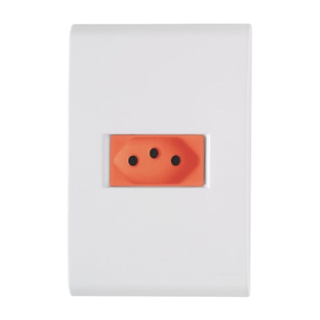 Conjunto 4x2 com 1 Tomada 2P+T 20A 250V Vermelha 57170015 TRAMONTINA ELETRIK-a55d0496-9d3d-4943-bb61-a0955d4a1cf0