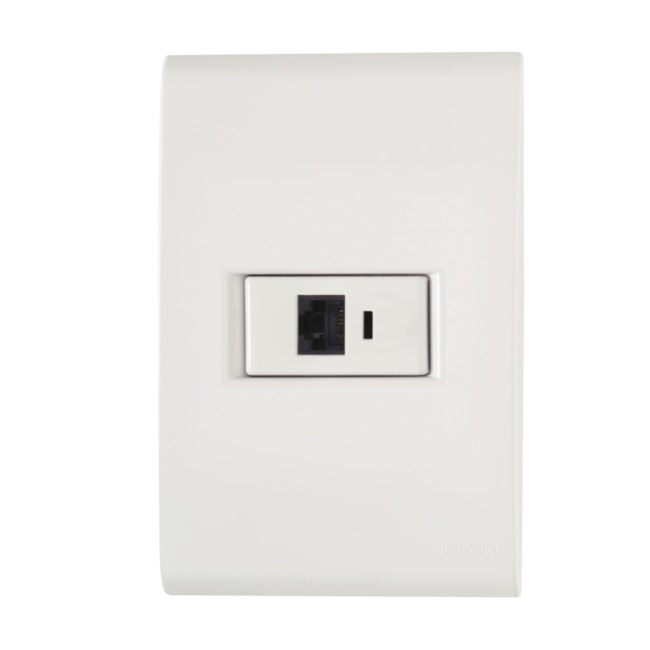 Conjunto 4x2 com 1 Tomada Telefone Rj11 57170019 TRAMONTINA ELETRIK-49331c26-5c21-469d-a305-dede690a0b28