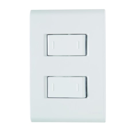 Conjunto 4x2 com 2 Interruptores Paralelos 10A 250V 57170041 TRAMONTINA ELETRIK-2f17b4ed-7420-4459-aa69-800ba2886f95