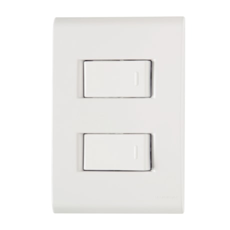 Conjunto 4x2 com 2 Interruptores Simples 10A 250V 57170040 TRAMONTINA ELETRIK-73a80455-91ca-46d8-973c-37f695a3cc28