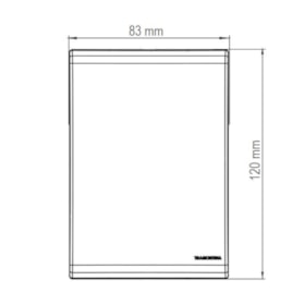 Conjunto 4x2 com 2 Tomadas 2P+T 10A 250V 57170065 TRAMONTINA ELETRIK