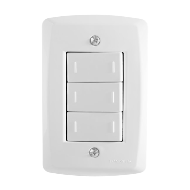Conjunto 4x2 com 3 Interruptores Paralelos 10A 250V LUX² 57145078 TRAMONTINA ELETRIK-5693841b-a125-458a-a57b-03c02362fbcf