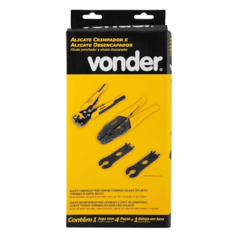 Conjunto de Alicate Crimpador e Alicate Desencapador com 4 Peças 3686100040 VONDER-b8eb466d-14a5-4b3c-997c-ff245a22d6bd
