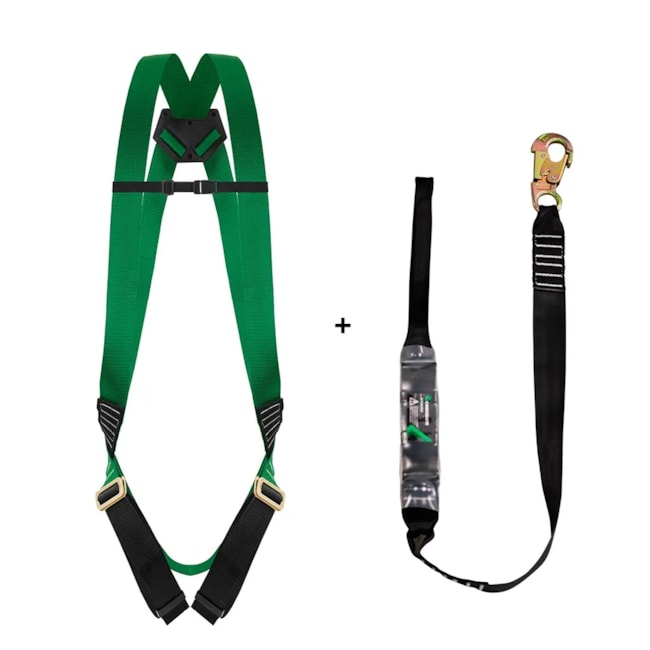 Conjunto de Cinto de Segurança Paraquedista com Talabarte CG750HE 010687110 CARBOGRAFITE-93cadeec-4ab7-4ae0-931c-1d630b439656