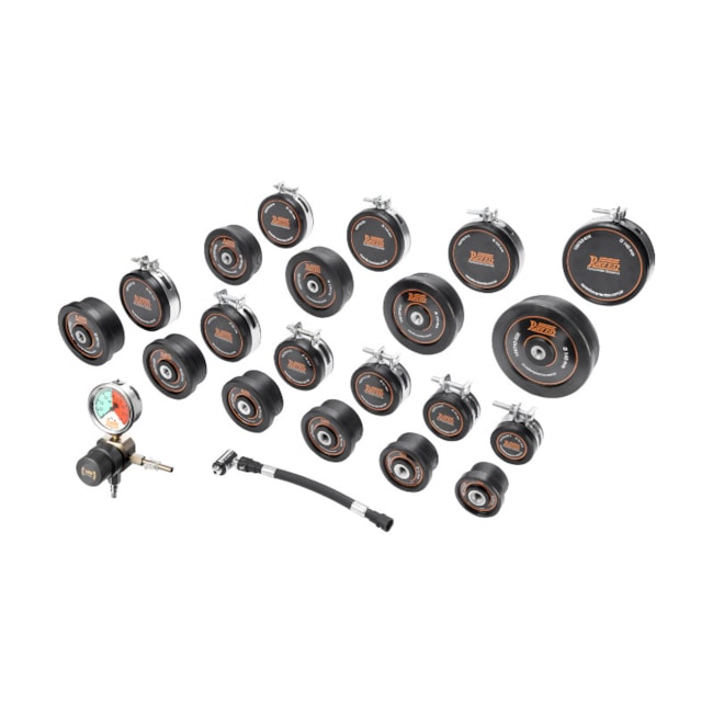 Conjunto de Equipamento para Teste Intercooler Sistema de Ar 33 Peças 109753 RAVEN-48bf74bf-c53a-4a84-be07-eba33d6dcf75
