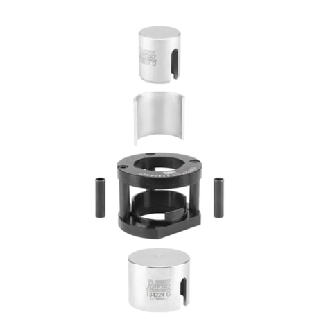 Conjunto de Ferramentas para Extrair e Instalar Bucha Traseira Onix 134224 RAVEN