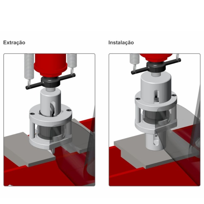 Conjunto de Ferramentas para Extrair e Instalar Bucha Traseira Onix 134224 RAVEN-fb7d035e-9cb9-4410-b532-2c697d26d577