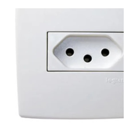 Conjunto de Interruptor Simples e Tomada 2P+T 4x2 10A 250V 615074 PIAL-30738572-ec05-40b6-bb2b-1ccc8119c6c1