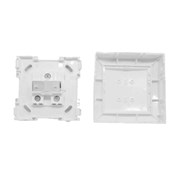 Conjunto de Interruptor Sobrepor Simples Branca 250V 10A Placa e Caixa Branca Sistema X 675000 PIAL