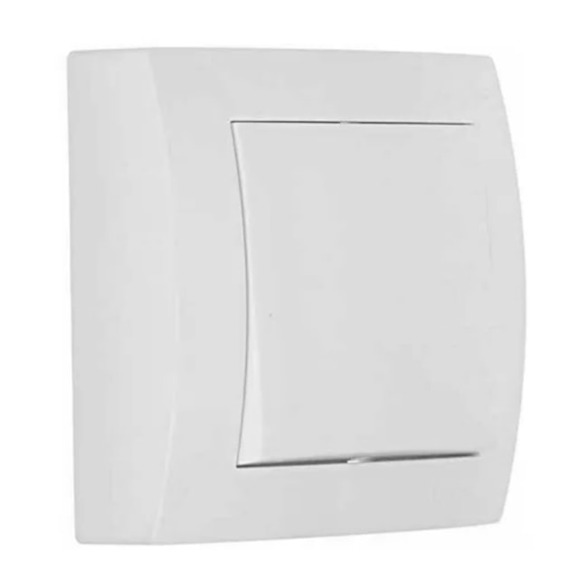 Conjunto de Interruptor Sobrepor Simples Branca 250V 10A Placa e Caixa Branca Sistema X 675000 PIAL-aa1d095b-2497-4439-b937-132ef7737a1b