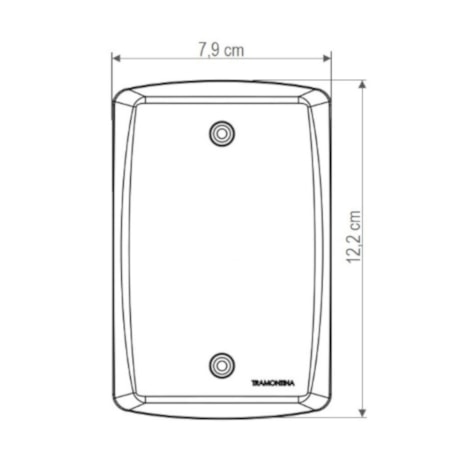 Conjunto Interruptor Paralelo Branco 4x2 1 Módulo 10A 250V 57145/002 TRAMONTINA ELETRIK-f39778c8-2b86-4645-bd36-29ce11ab9182