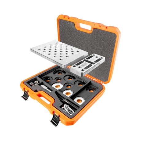 Conjunto para Instalar e Extrair Rolamentos de Roda Dianteira e Apoiar Mangas de Eixo 29 Peças 103100 RAVEN-b7f2b27d-1a38-492c-b043-507fcaf57842