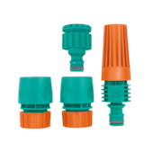 Conjunto para Irrigação com Engates Rápidos e Esguicho 4 Peças 78580/610 TRAMONTINA MULTI Conjunto para Irrigação com Engates Rápidos e Esguicho 4 Peças 78580/610 TRAMONTINA MULTI