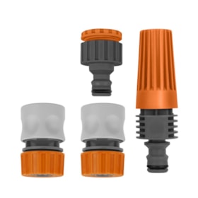 Conjunto para Irrigação com Engates Rápidos e Esguicho 4 Peças 78580610 TRAMONTINA
