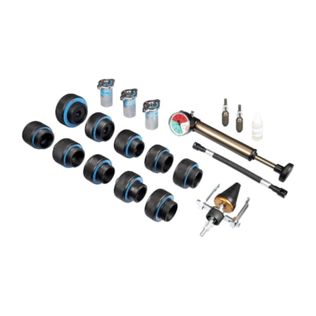 Conjunto para Teste de Sistemas de Arrefecimento Automóveis e Utilitários 109681 RAVEN-59981530-1bb7-4459-9045-852a816a1567