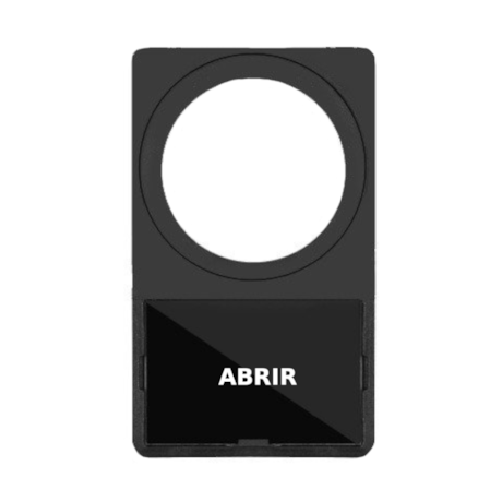 Conjunto Porta Plaqueta de Abrir Preto APP30-211 WEG