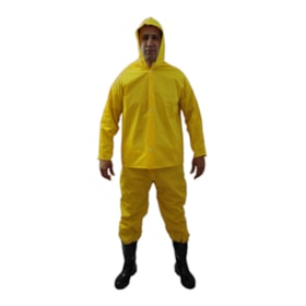 Conjunto PVC Forrado Amarelo Tamanho G 533 BRASCAMP