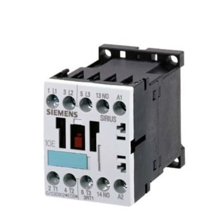 Contator 3 Posições 7A 24V 60Hz 1NA 3RT10151AC11 SIEMENS