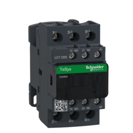 Contator 3P 25A 110V 1NA+1NF Tesys D LC1D25F7 LC1D25F7 SCHNEIDER-6a9b69c0-8d05-4602-8ee5-b15281d72c7e