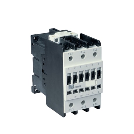 Contator 3P 50A 220V 50/60HZ 1NA 1NF CWM50-11-30 D23 WEG