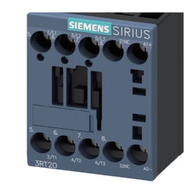 Contator AC3 Tripolar 9A 24V 1nf 3RT20161BB42 SIEMENS