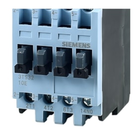 Contator de Potência 3P 6A 110V 1 NA 3TS29100AG2 SIEMENS