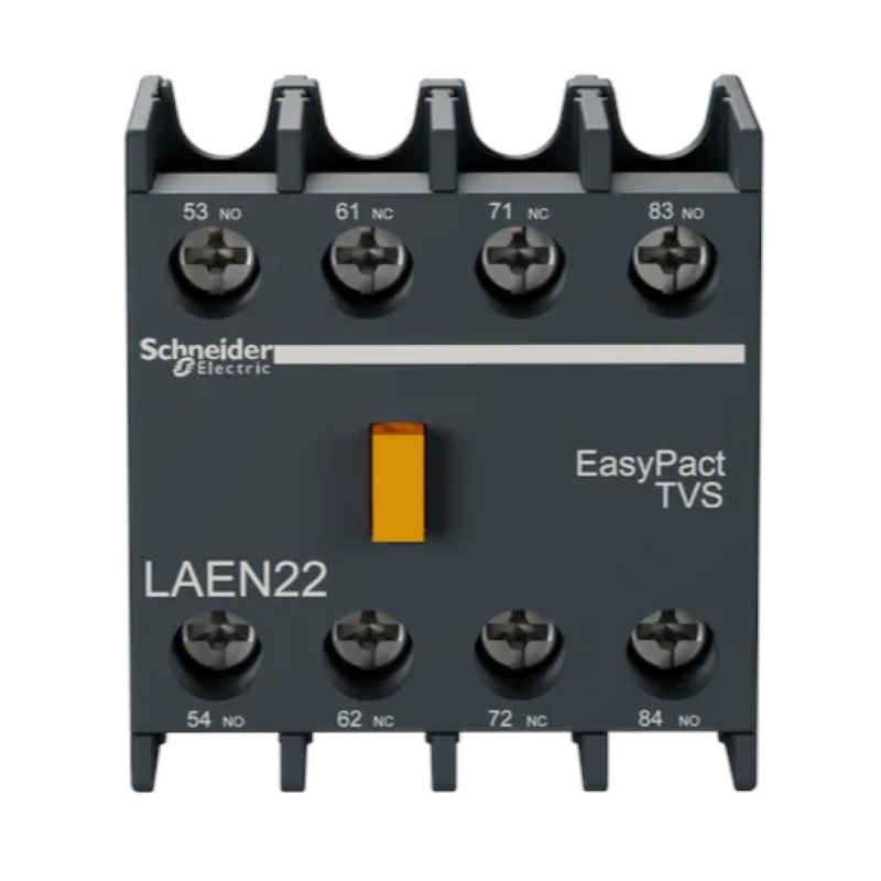 Contator Frontal Auxiliar 2NA+2NF LAEN22 SCHNEIDER | Anhanguera Ferramentas