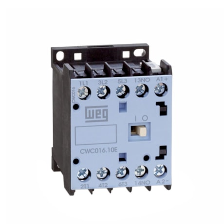 Contator Mini 3P 16A 220V 50/60HZ 1NA CWC016-10-30D23 WEG