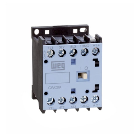 Contator Mini 3P 9A 220V 50/60HZ 1NA CWC09-10-30D23 WEG