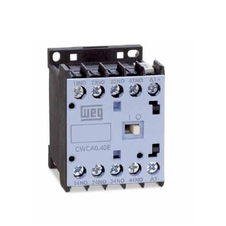 Contator Mini Auxiliar 220V 50/60Hz 2NA 2NF AZ CWCA0-22-00D23 WEG