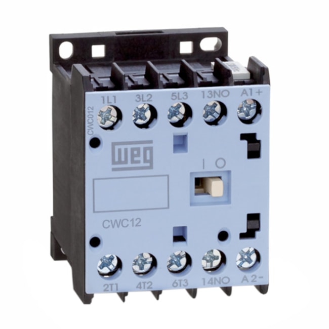 Contator Mini Tripolar 12A 220V 1nf CWC012-01-30 V26 WEG-2cea6589-23c1-4cad-8da3-976b22b7e44f