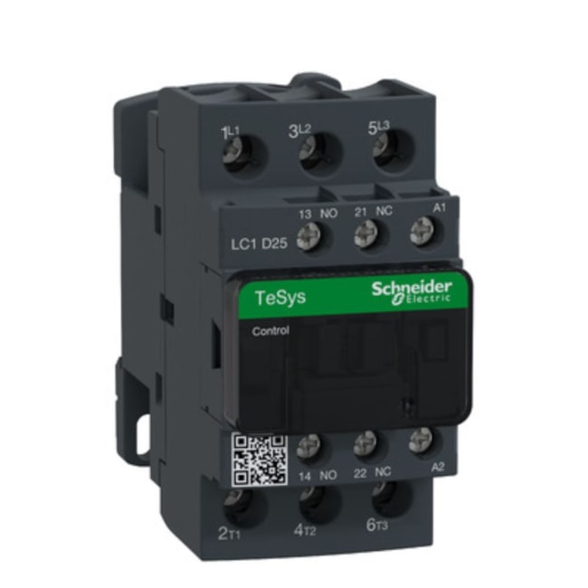 Contator Tesys Deca 3P 25A AC-3 440V CA 50/60Hz 1NA+1NF LC1D25R7 SCHNEIDER-5d3c931b-9004-44d6-a484-992123e4f52f