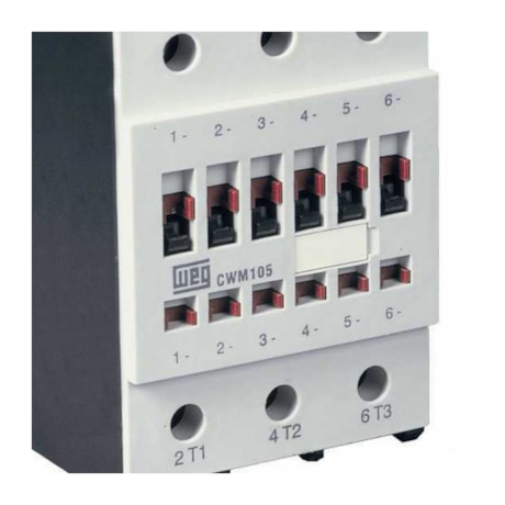 Contator Tripolar 105A 220V 1na + 1nf CWM105-11-30 V26 WEG-85c6fdae-031b-4336-b77d-2421e6fbab43
