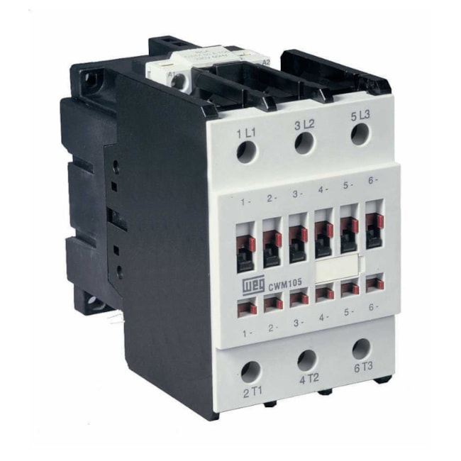 Contator Tripolar 105A 220V 1na + 1nf CWM105-11-30 V26 WEG-7c9c13e9-d3bd-4e0e-a5ea-7408d286c217