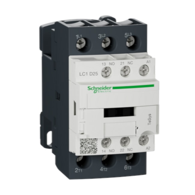 Contator Tripolar 25A 220V 1na+1nf Tesys D LC1D25M7 SCHNEIDER-1a14c463-a149-4180-bdcb-0bcfdafdd8be