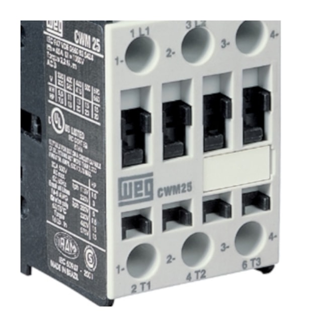 Contator Tripolar 25A 220V 1na CWM25-10-30 V26 WEG-7d0c1252-a2d0-4b4f-9e44-f35b7d84ae15