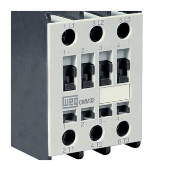 Contator Tripolar 32A 220V 1na CWM32-10-30 V26 WEG-274c8a70-48e6-499e-88bb-174ce3347f1c