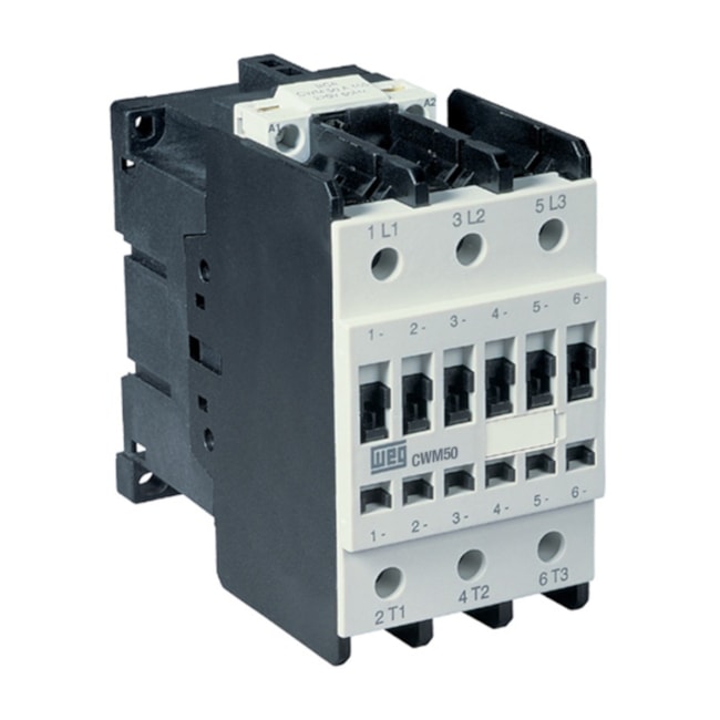 Contator Tripolar 50A 220V 1na+1nf CWM50-11-30 V26 WEG-b5e75023-30a3-422b-a861-6c1c8101426b