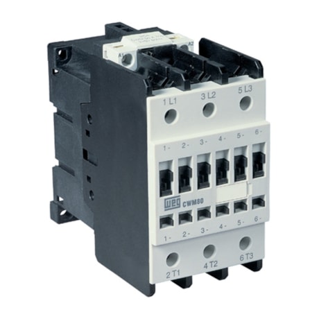 Contator Tripolar 80A 220V 1na+1nf CWM80-11-30 V26 WEG-535d854c-771c-4f9b-999a-cc684e228493