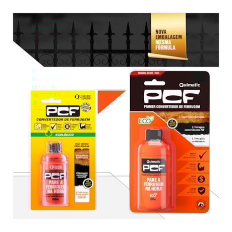 Convertedor de Ferrugem Primer PCF 100ml DD1 QUIMATIC-ff4170a2-7895-4133-800d-6d33c76c82c3