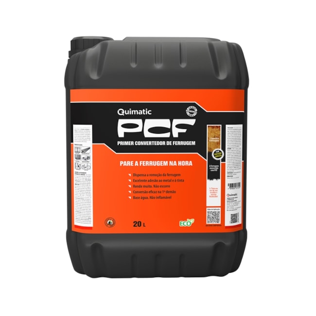 Convertedor de Ferrugem Primer PCF 20 litros DD5 QUIMATIC-0b0bdae3-d6a2-4adc-943b-5db7ee49a10b