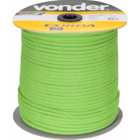 Corda Caminhoneiro Trançada 8mmX228m Verde 8044008228 VONDER