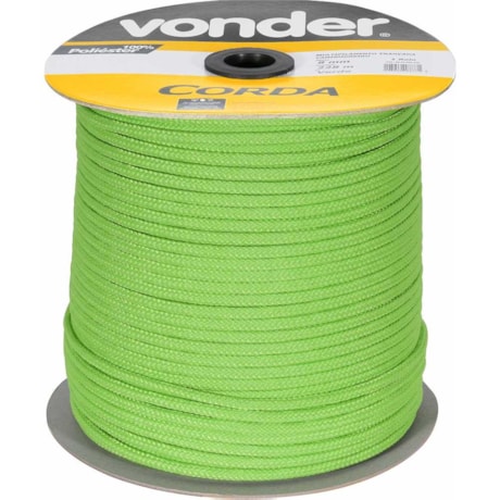 Corda Caminhoneiro Trançada 8mmX228m Verde 8044008228 VONDER-26d4e2e6-9c59-4278-b6a2-f8e0939c032d