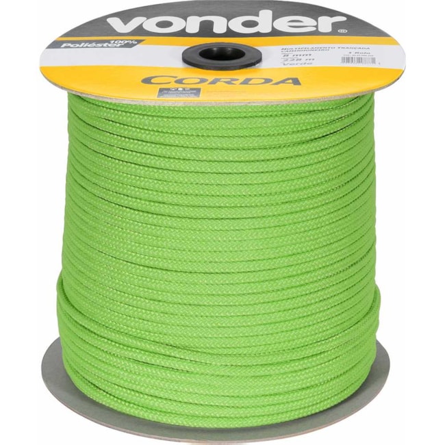 Corda Caminhoneiro Trançada 8mmX228m Verde 8044008228 VONDER-6a675aae-974b-41b6-9e7c-9e16121015f8